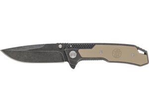 Smith & Wesson SW609 Folding Knife 3.5″ Clip Point 8Cr13MoV Stainless Steel Blade G-10 Handle Flat Dark Earth For Sale
