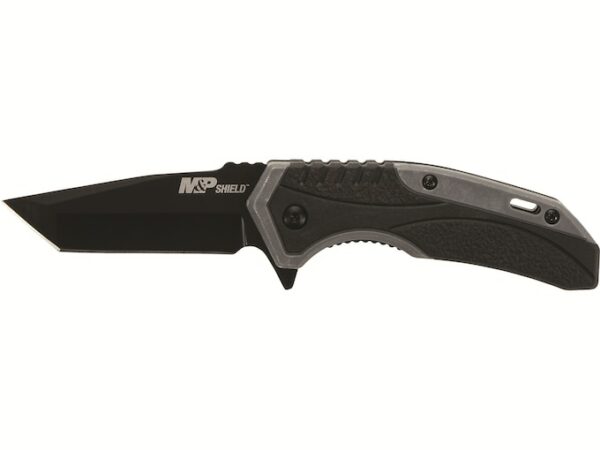Smith & Wesson Shield Folding Knife 2.88″ Wharncliffe 8Cr13MoV Stainless Stainless Blade G-10 Handle Black For Sale