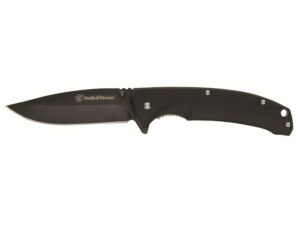 Smith & Wesson Velocite Folding Knife 3.5″ Drop Point 8Cr13MoV Stainless Black Blade Polymer Handle Black For Sale