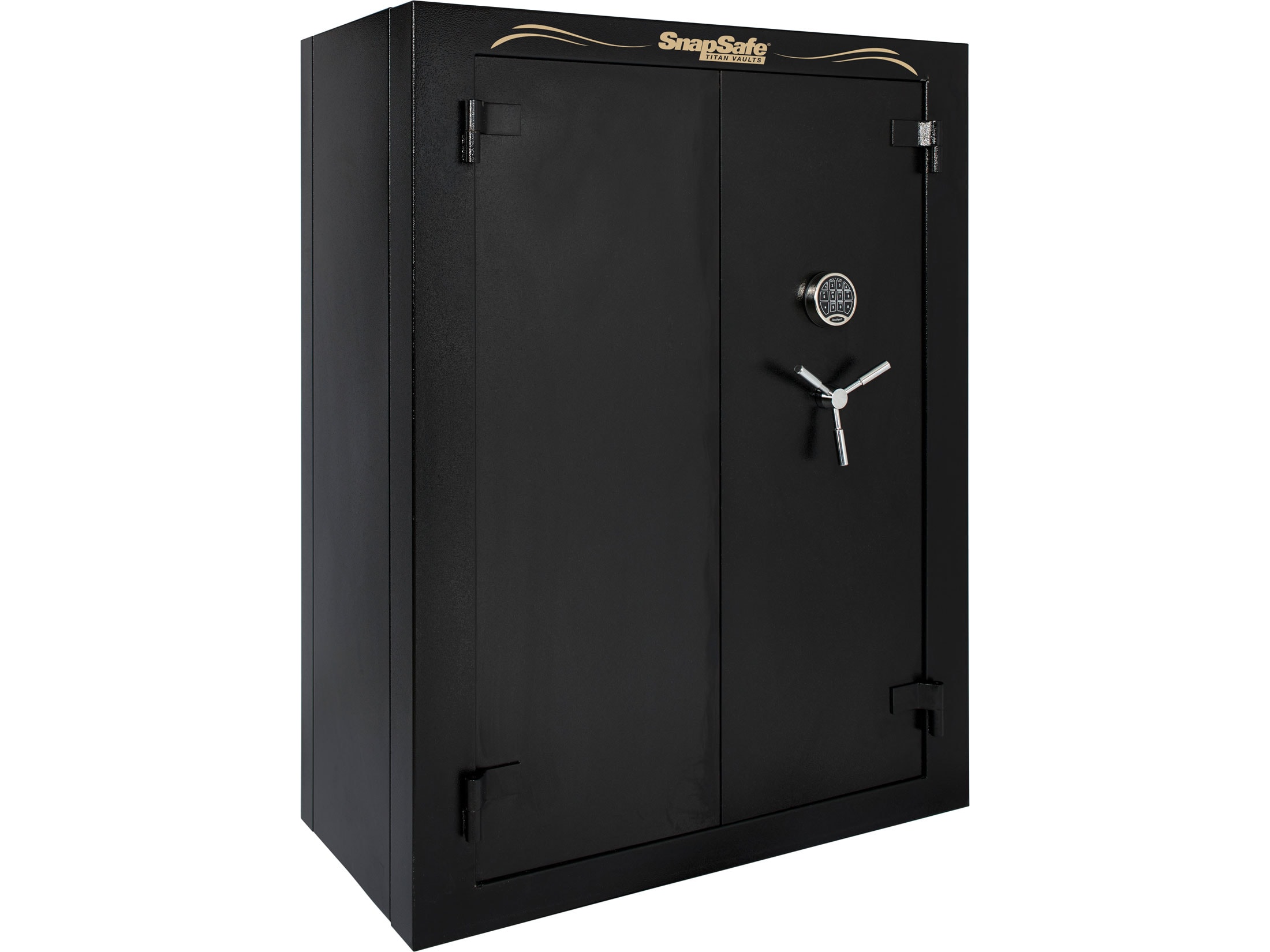 SnapSafe Super Titan XL Double Door Fire-Resistant Modular Safe with Electronic Lock Black For Sale