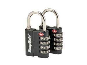 SnapSafe TSA Approved Combination Lock Package of 2 For Sale