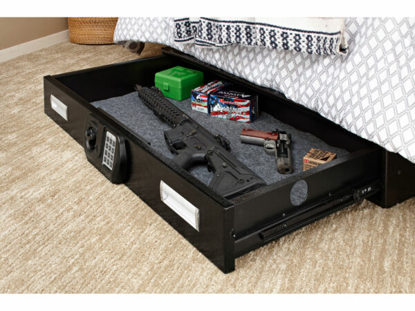SnapSafe Under Bed Safe with Electronic Lock Matte Black For Sale