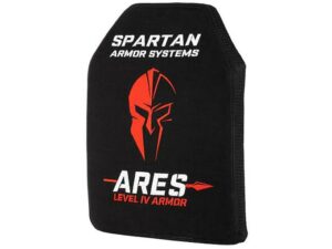 Spartan Armor Ares Body Armor Shooter’s Cut Stand Alone Ballistic Plate IV 9.5″x12.5″ Multi-Curve Set of 2 For Sale