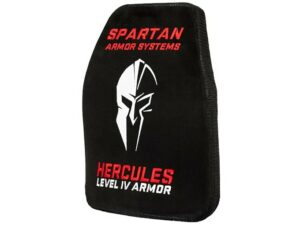 Spartan Armor Hercules Body Armor Shooter’s Cut Stand Alone Ballistic Plate IV 10″x12″ Multi-Curve Set of 2 For Sale