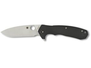 Spyderco Amalgam Folding Knife 3.8″ Drop Point CPM S30V Stainless Steel Blade Carbon Fiber/G-10 Handle Black For Sale
