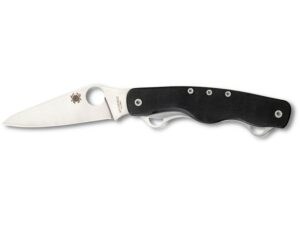 Spyderco ClipiTool Folding Knife 8Cr13MoV Stainless Steel Blade G-10 Handle Black For Sale