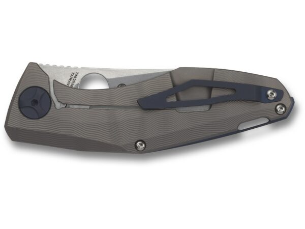 Spyderco Drunken Folding Knife 3.5″ Drop Point CPM S90V Stainless Steel Blade Titanium/Carbon Fiber Handle Black For Sale