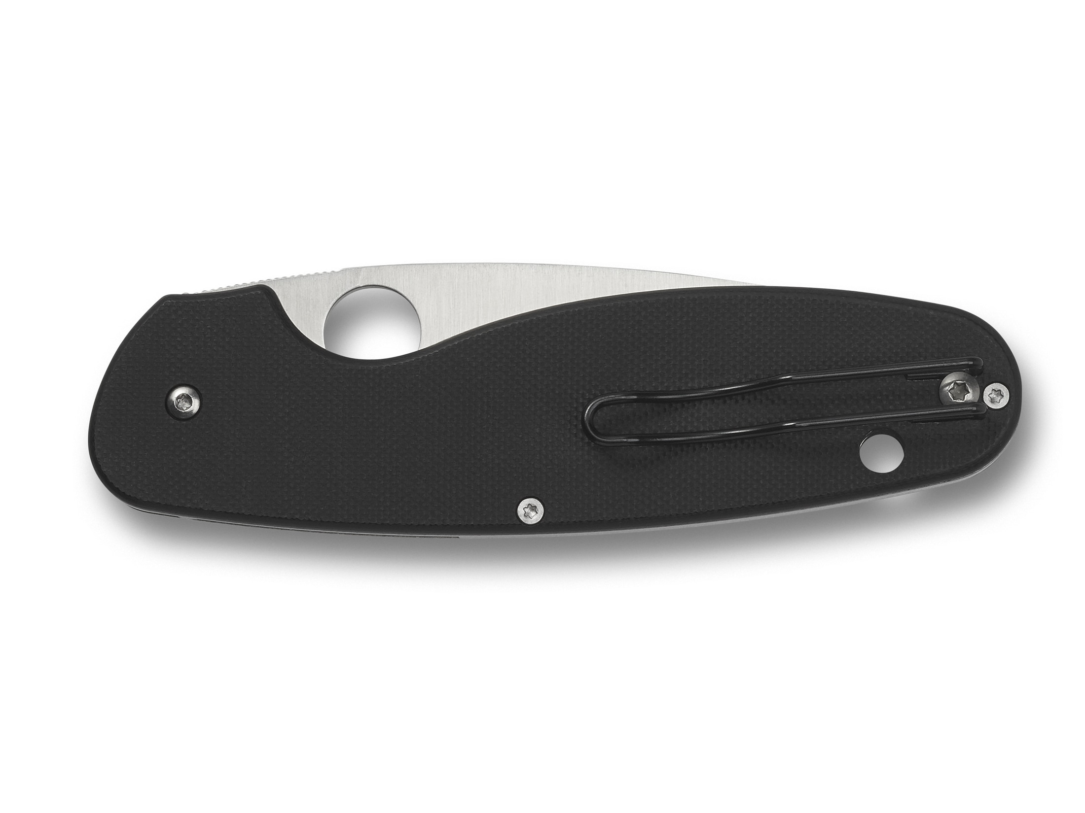 Spyderco Emphasis Folding Knife 3.61″ Drop Point 8Cr13MoV Stainless Steel Blade G-10 Handle For Sale