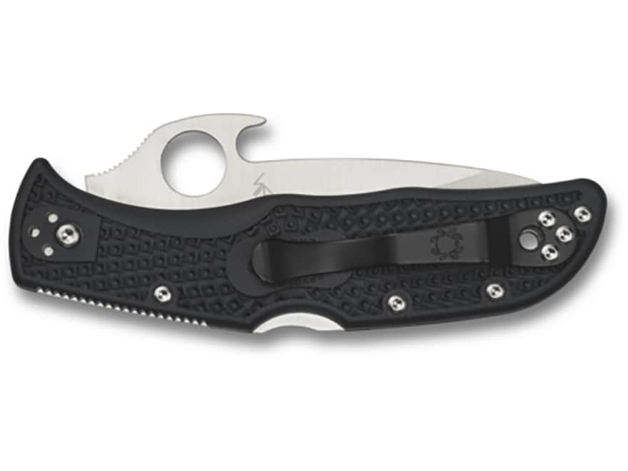 Spyderco Endela Emerson Opener Folding Knife 3.41″ Leaf VG-10 Satin Blade Fiberglass Reinforced Nylon (FRN) Handle Gray For Sale