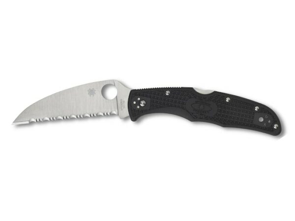Spyderco Endura 4 Folding Knife 3.78″ Wharncliffe VG-10 Stainless Steel Blade FRN Handle Black For Sale