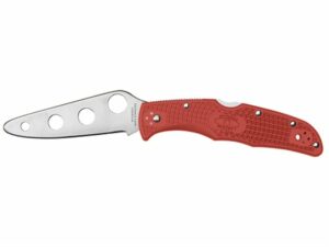 Spyderco Endura 4 Trainer Folding Pocket Knife 3.563″ VG-10 Stainless Steel Training Blade Polymer Handle Red For Sale