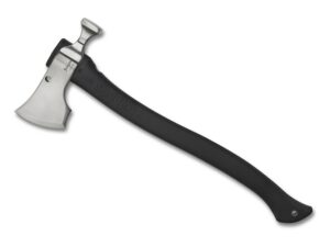 Spyderco Genzow HatchetHawk 2.76″ 5160 Stainless Steel Blade Polypropylene/Aluminum Handle Black For Sale