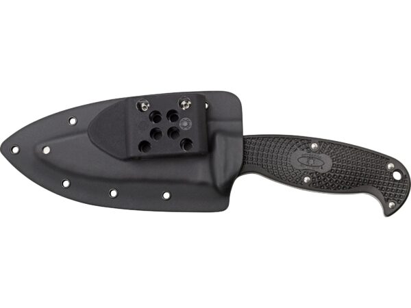 Spyderco Jumpmaster 2 Fixed Blade Knife 4.48″ Serrated Drop Point H-1 Steel Blade FRN Handle Black For Sale