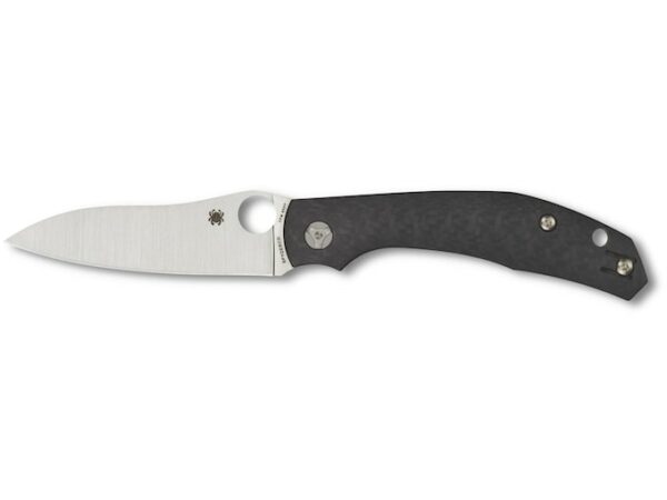 Spyderco Kapara Folding Knife 3.6″ Drop Point CPM S30V Stainless Steel Blade Carbon Fiber Handle Black For Sale