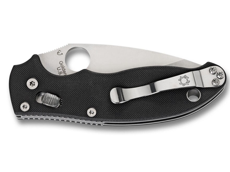 Spyderco Manix 2 Folding Knife 3.38″ CPM-S30V Stainless Steel Blade G-10 Handle Black For Sale