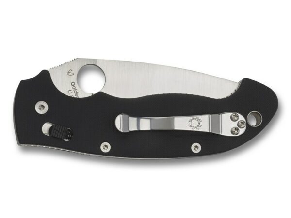 Spyderco Manix 2 XL Folding Knife 3.88″ S30V Stainless Steel Blade G-10 Handle Black For Sale