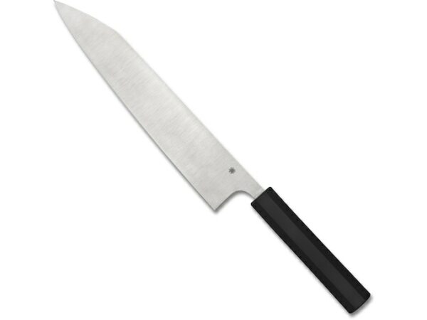 Spyderco Murray Carter Minarai Gyuto Fixed Blade Knife 10.13″ Clip Point CTS BD1N Satin Blade Polypropylene Handle Black For Sale
