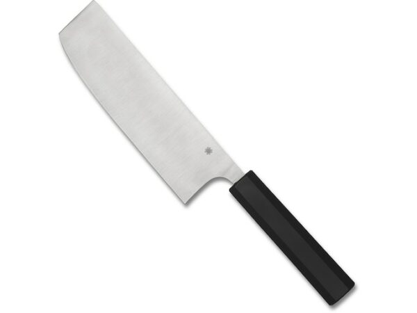 Spyderco Murray Carter Minarai Nakiri Fixed Blade Knife 7.26″ Cleaver CTS BD1N Satin Blade Polypropylene Handle Black For Sale