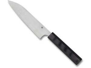 Spyderco Murray Carter Wakiita Series Funayuki Fixed Blade Knife 6.28″ Plain Clip Point CTS BD1N Satin Blade G-10 Handle Black For Sale