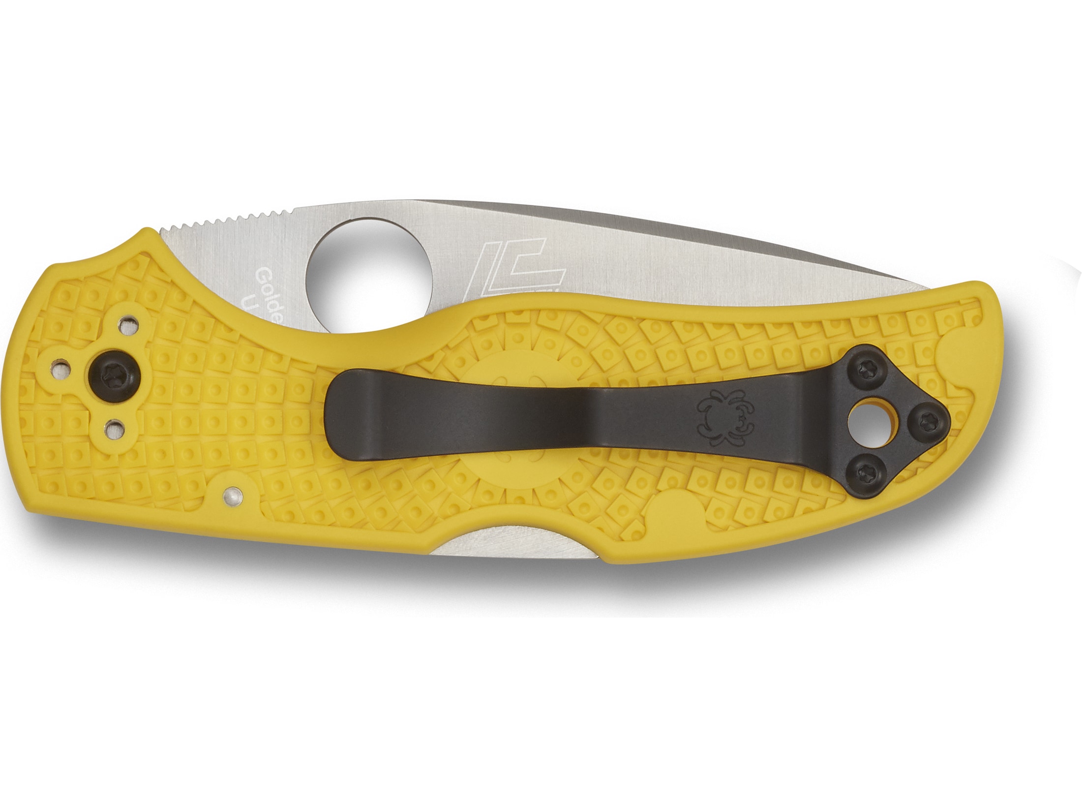 Spyderco Native 5 Salt Folding Knife 3″ Drop Point CPM MagnaCut Steel Blade FRN Handle Yellow For Sale