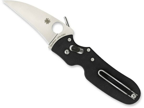 Spyderco P’Kal Folding Pocket Knife 2.95″ Reverse Clip Point CPM S30V Steel Blade G-10 Handle Black For Sale