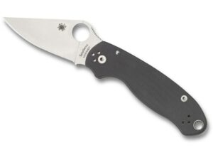 Spyderco Para 3 Folding Knife 2.95″ Drop Point Maxamet Steel Blade G-10 Handle Dark Gray For Sale
