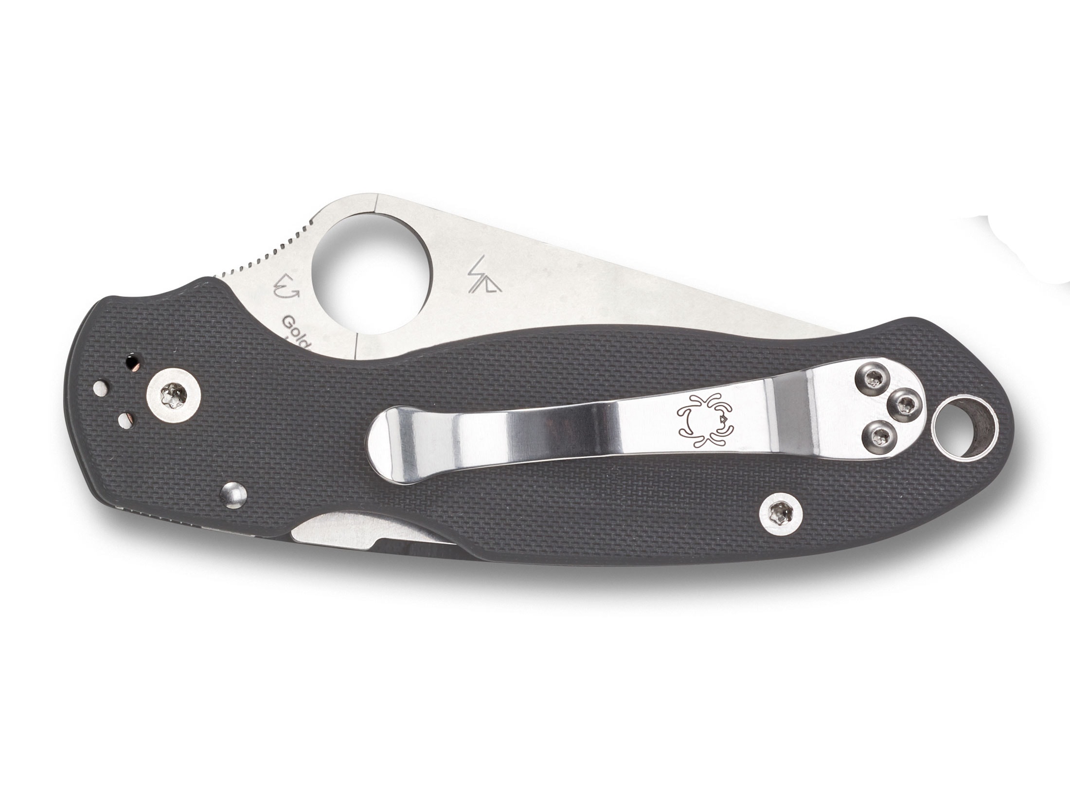 Spyderco Para 3 Folding Knife 2.95″ Drop Point Maxamet Steel Blade G-10 Handle Dark Gray For Sale