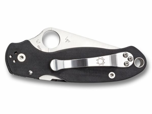 Spyderco Para 3 Folding Knife 3″ Drop Point CPM-S45VN Stainless Steel Blade G-10 Handle For Sale