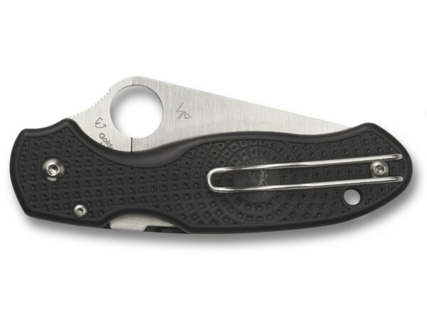 Spyderco Para 3 Lightweight Folding Knife 2.92″ Clip Point CTS BD1N Stainless Steel Blade FRN Handle Black For Sale