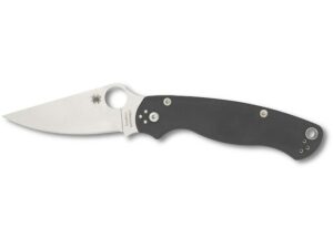 Spyderco Para Military 2 Folding Knife 3.47″ Drop Point Maxamet Blade G-10 Handle Gray For Sale