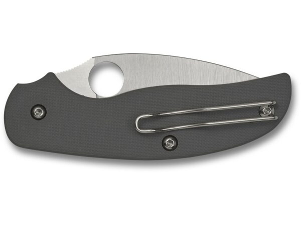 Spyderco Sage 1 Folding Knife 3″ Leaf Maxamet Satin Blade G-10 Handle Gray For Sale