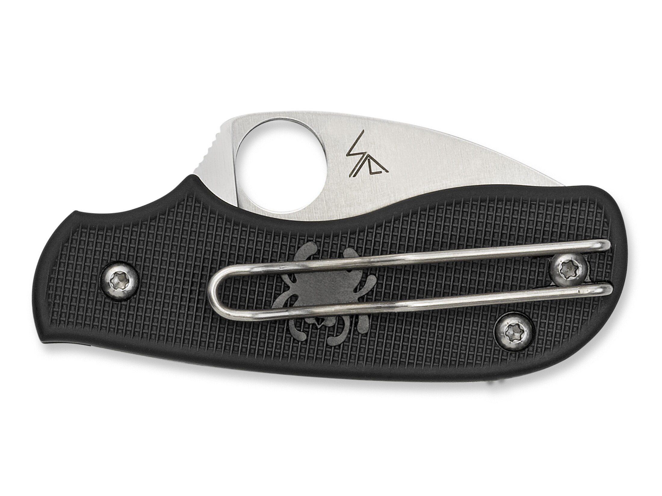 Spyderco Squeak Folding Knife 2″ Drop Point N690Co High Carbon Steel Blade FRN Handle Black For Sale