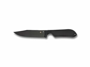 Spyderco Street Bowie Fixed Blade Knife 5.05″ Clip Point VG10 Black Steel Blade Kraton Handle Black For Sale
