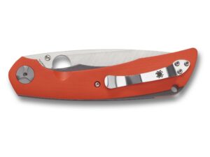 Spyderco Subvert Folding Knife 4.14″ Drop Point CPM S30V Stainless Steel Blade G-10 Handle Orange For Sale