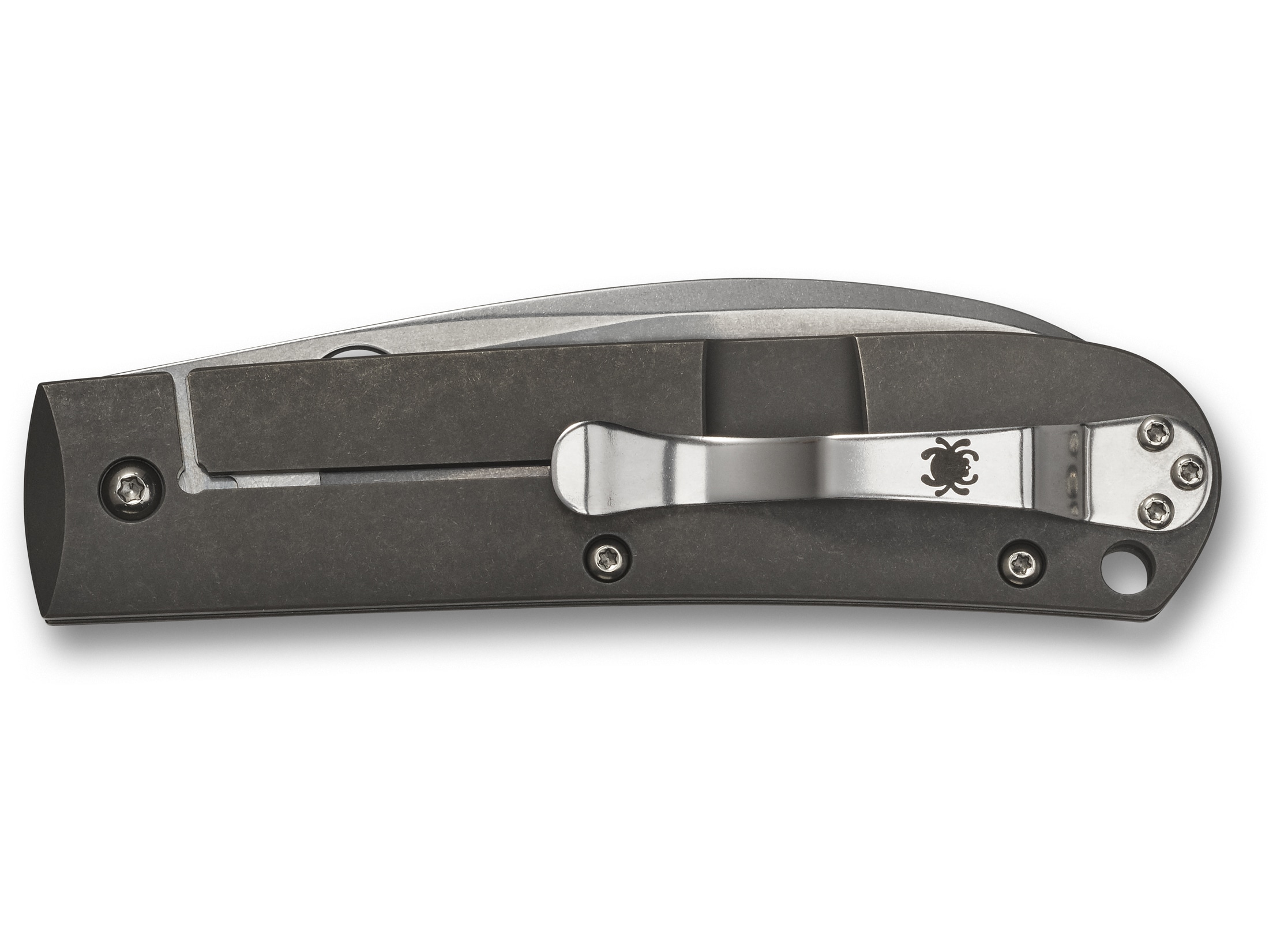 Spyderco SwayBack Folding Knife 3.53″ Drop Point CTS-XHP Satin Blade Titanium Handle Black For Sale