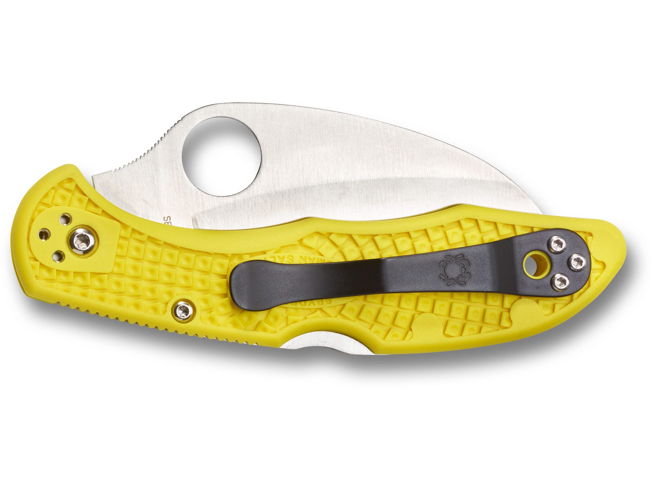 Spyderco Tasman Salt 2 Folding Knife 2.8″ Hawkbill H-1 Steel Blade FRN Handle For Sale