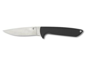 Spyderco Waterway Fixed Blade Knife 4.44″ Drop Point LC200N Steel Blade Polymer G-10 Handle Black For Sale