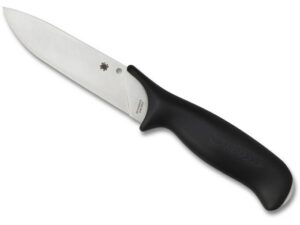Spyderco Zoomer Fixed Blade Knife 5.2″ Drop Point CPM-20CV Stainless Steel Blade G-10 Handle Black For Sale