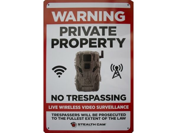 Stealth Cam Stealth Live Wireless Video Surveillance Sign For Sale