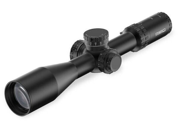 Steiner M7XI Tactical Rifle Scope 34mm Tube 4-28x 56mm 1/10 MRAD Side Focus First Focal Plane Illuminated Reticle Matte For Sale