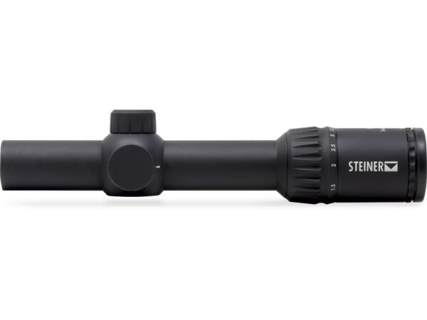 Steiner P4Xi Rifle Scope 30mm Tube 1-4x 24mm 1/2 MOA Illuminated G1 Reticle For Sale