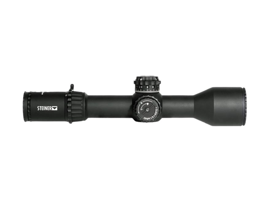 Steiner T6Xi Tactical Rifle Scope 34mm Tube 2.5-15x 50mm Low Profile Side Focus First Focal Plane Illuminated Reticle Matte For Sale