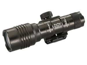 Streamlight ProTac Rail Mount 1 Weapon Light with Remote Switch with 1 AA and 1 CR123A Battery Aluminum Black For Sale