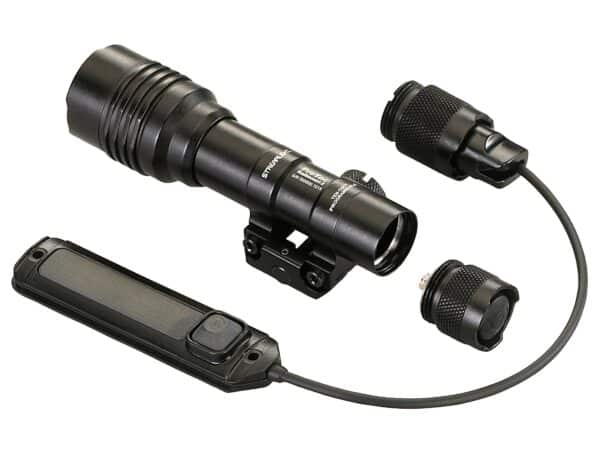 Streamlight ProTac Rail Mount 2 Weapon Light with Remote Switch with 2 CR123A Batteries Aluminum Black For Sale