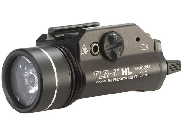 Streamlight TLR-1 HL Weaponlight LED with 2 CR123A Batteries Fits Picatinny or Glock-Style Rails Aluminum For Sale