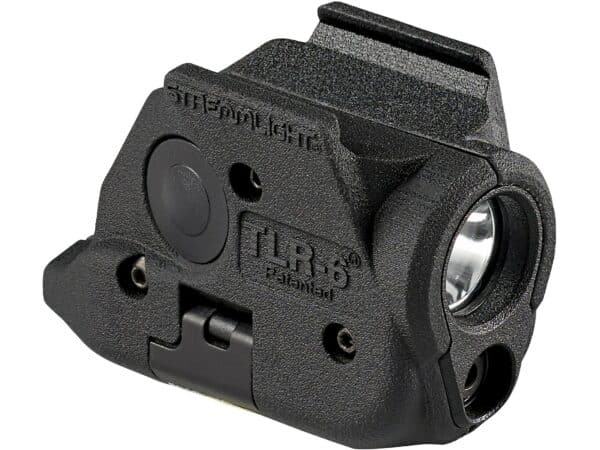 Streamlight TLR-6 Springfield Hellcat Weapon Light LED and Red Laser with 2 CR 1/3N Batteries Polymer Black For Sale