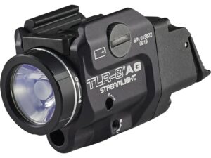 Streamlight TLR-8A Flex Weapon Light White LED with Green Laser with CR123A Battery Fits Picatinny or Glock Style Rails Aluminum Black For Sale