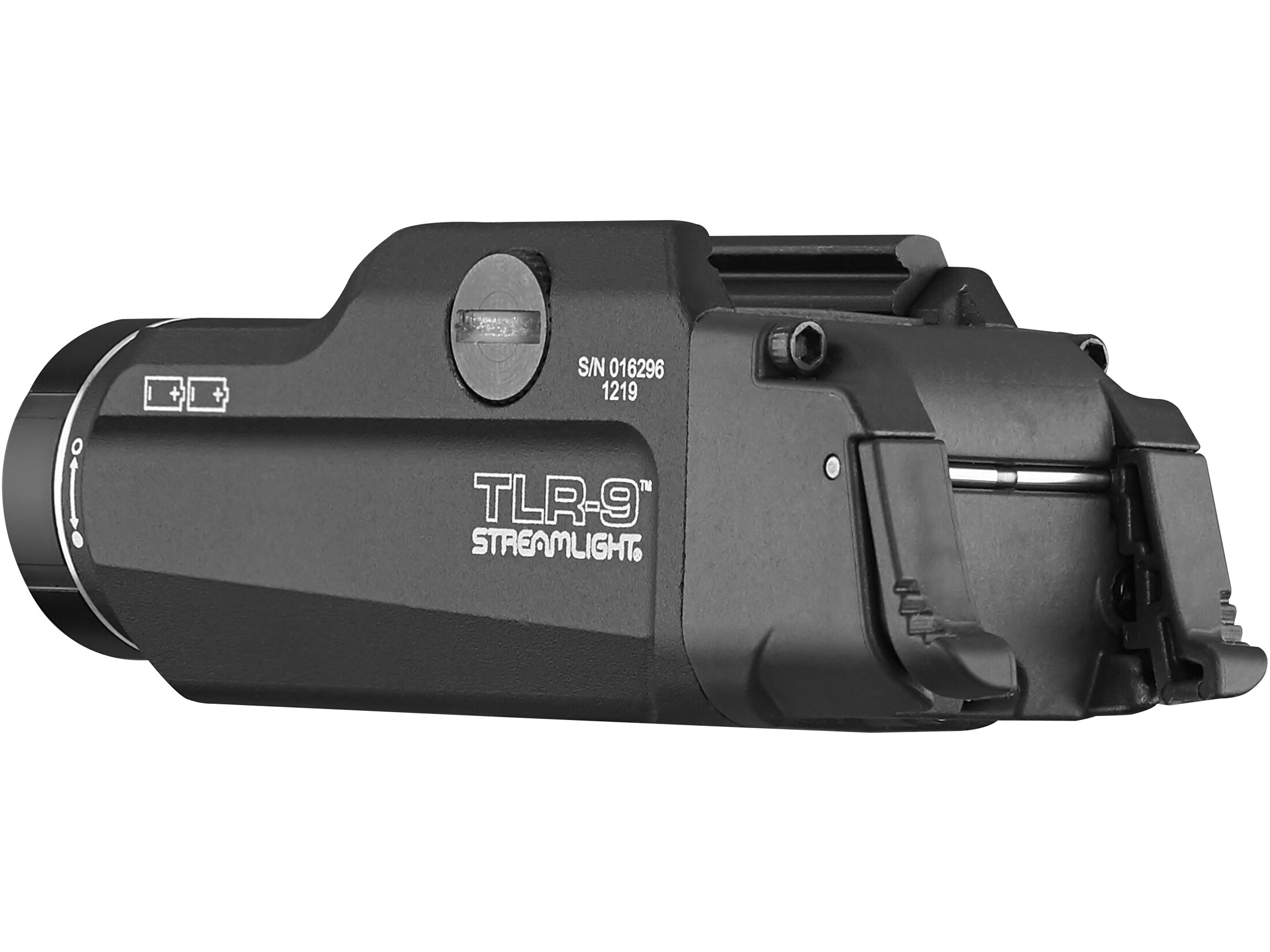 Streamlight TLR-9 Flex Weapon Light LED with 2 CR123A Batteries Aluminum Black For Sale
