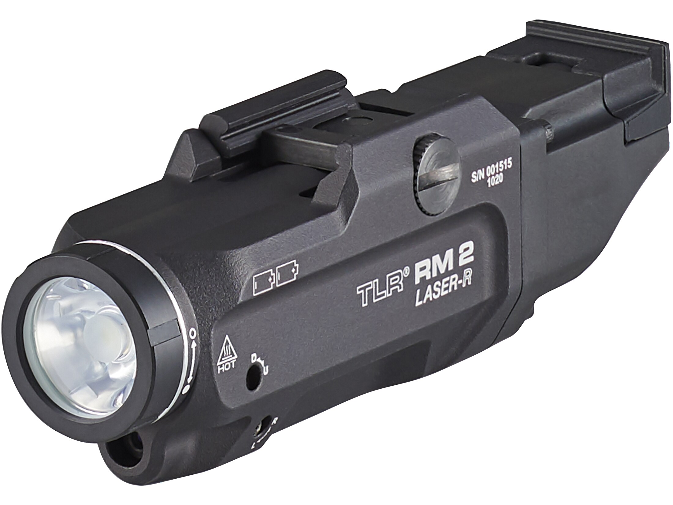 Streamlight TLR RM 2 Weapon Light LED Kit with 2 CR123A Battery Aluminum Black with Laser For Sale