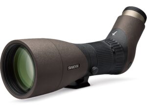 Swarovski ATX Interior Spotting Scope 25-60x 85mm Angled Body Brown with Tripod Head and Wooden Tripod For Sale